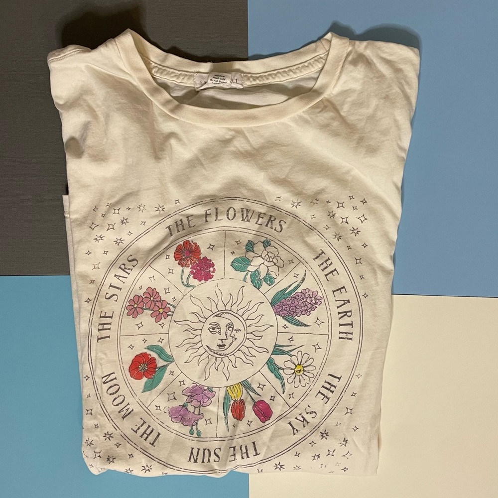 Cream Graphic Tee
